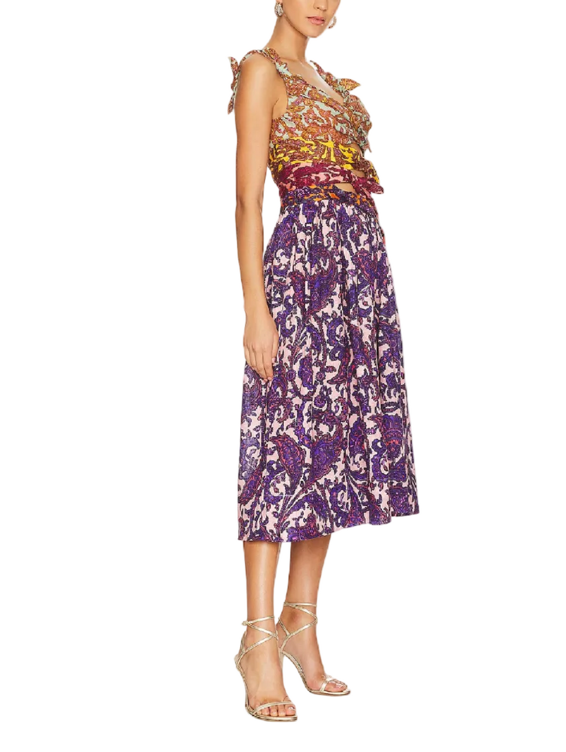 Zimmermann Tiggy Bow Midi Dress - 2P