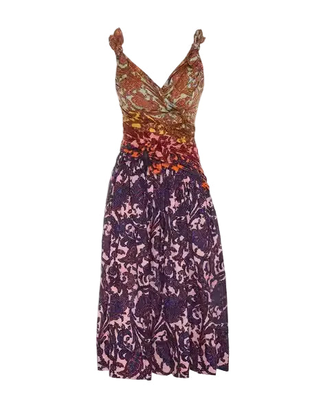 Zimmermann Tiggy Bow Midi Dress - 0P