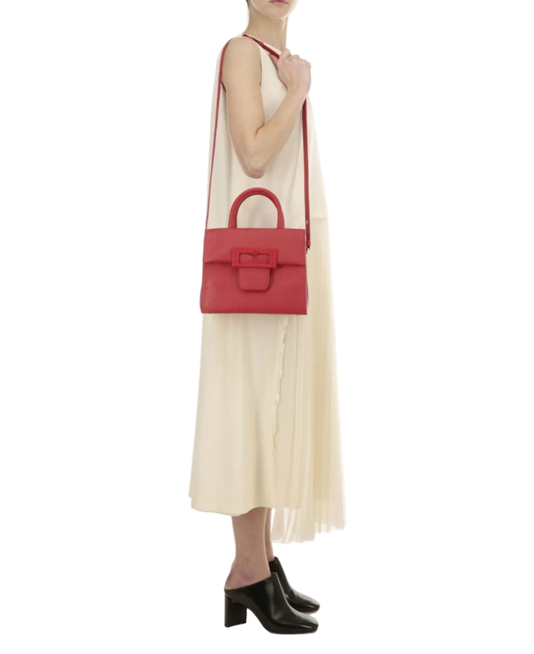 Maison Margiela Buckled Saffiano Small Tote