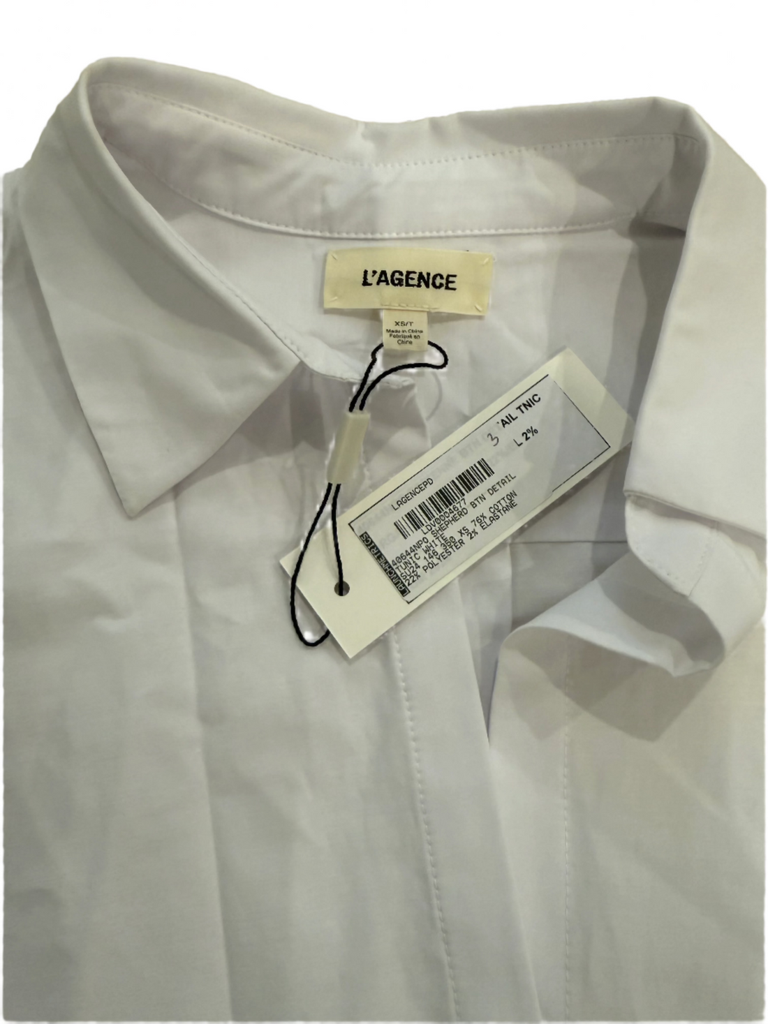 L'Agence Shepherd Button Detail Tunic- XS