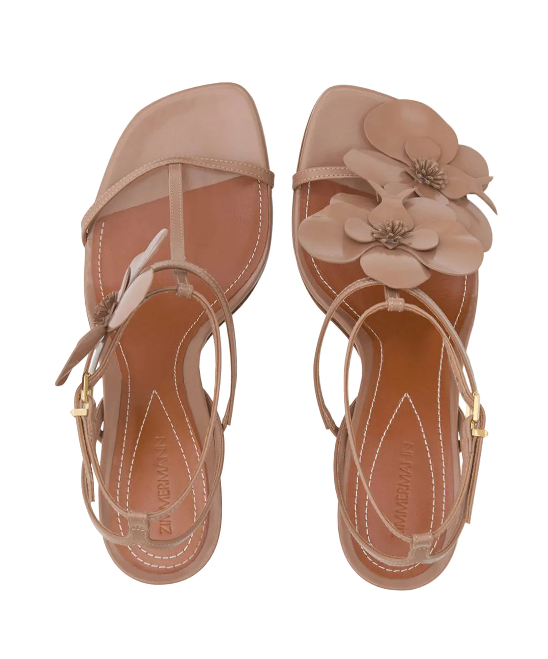 Zimmermann Bright side Floral- Applique Sandals - 39