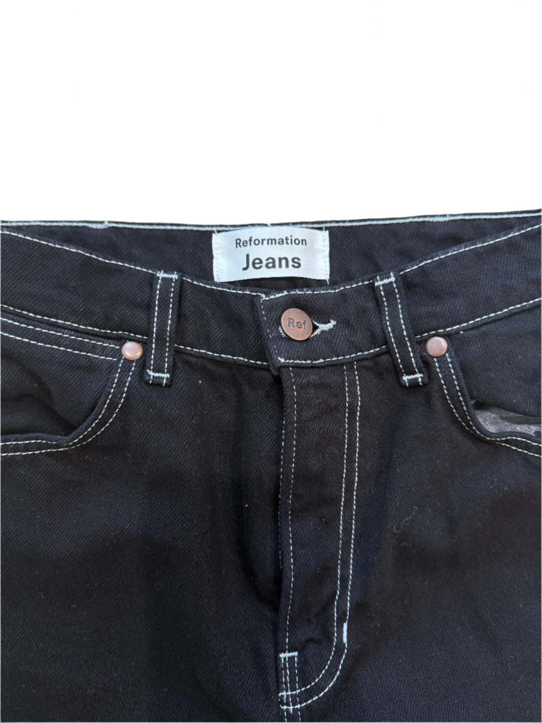 Reformation High Rise Cowboy Jeans- 24