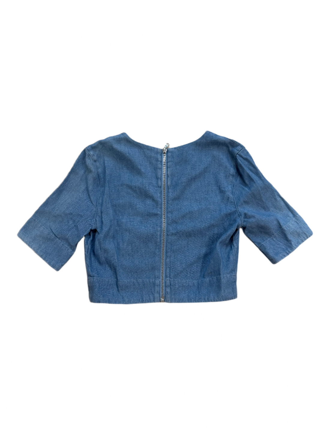 3x1 Denim Cropped Top- S