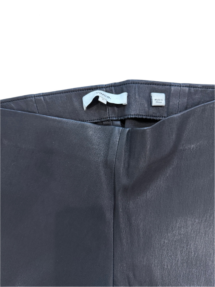Vince Pleated Leather Pant- 2
