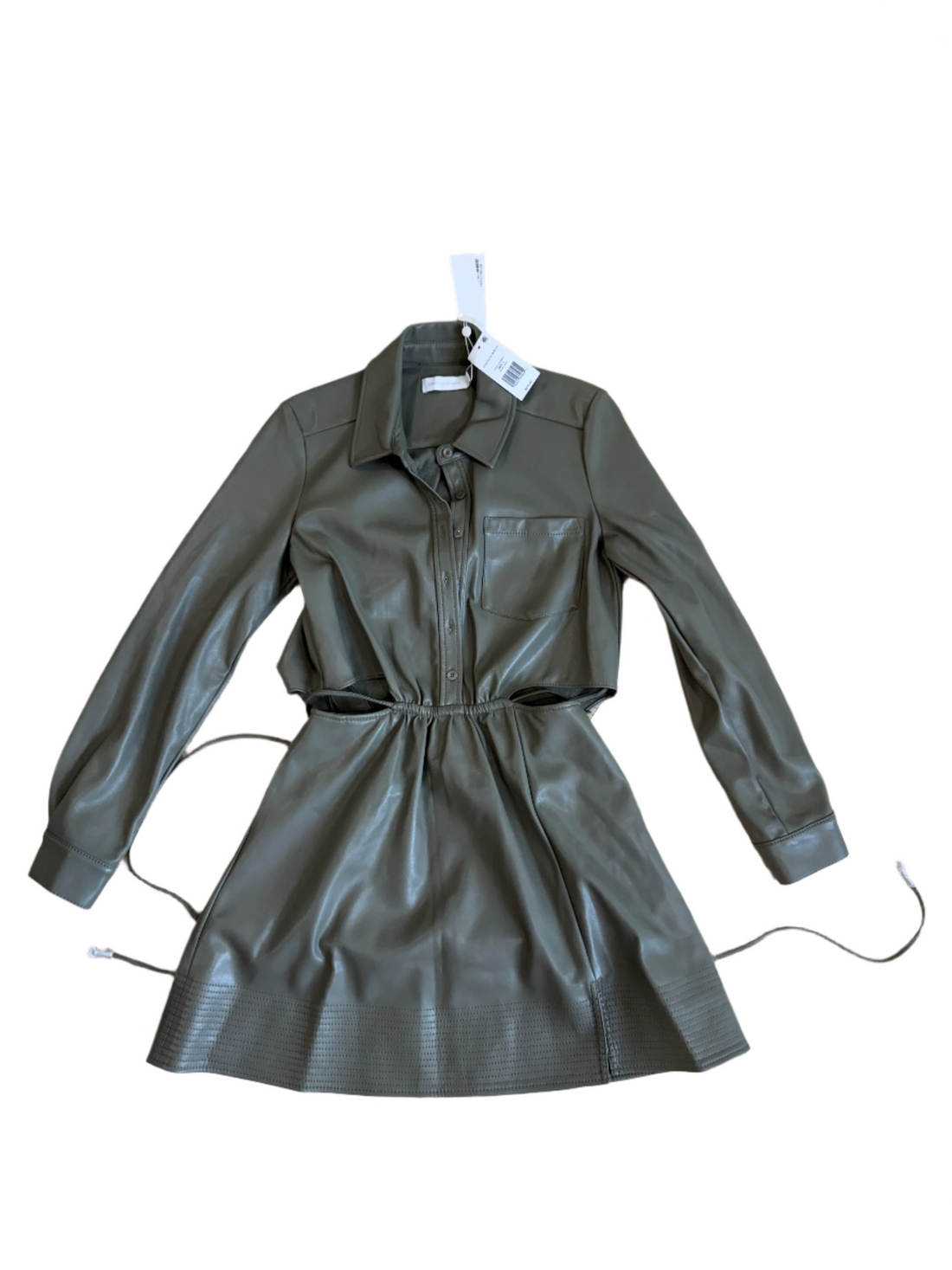 Jonathan Simkhai Faux Leather Dress- 2