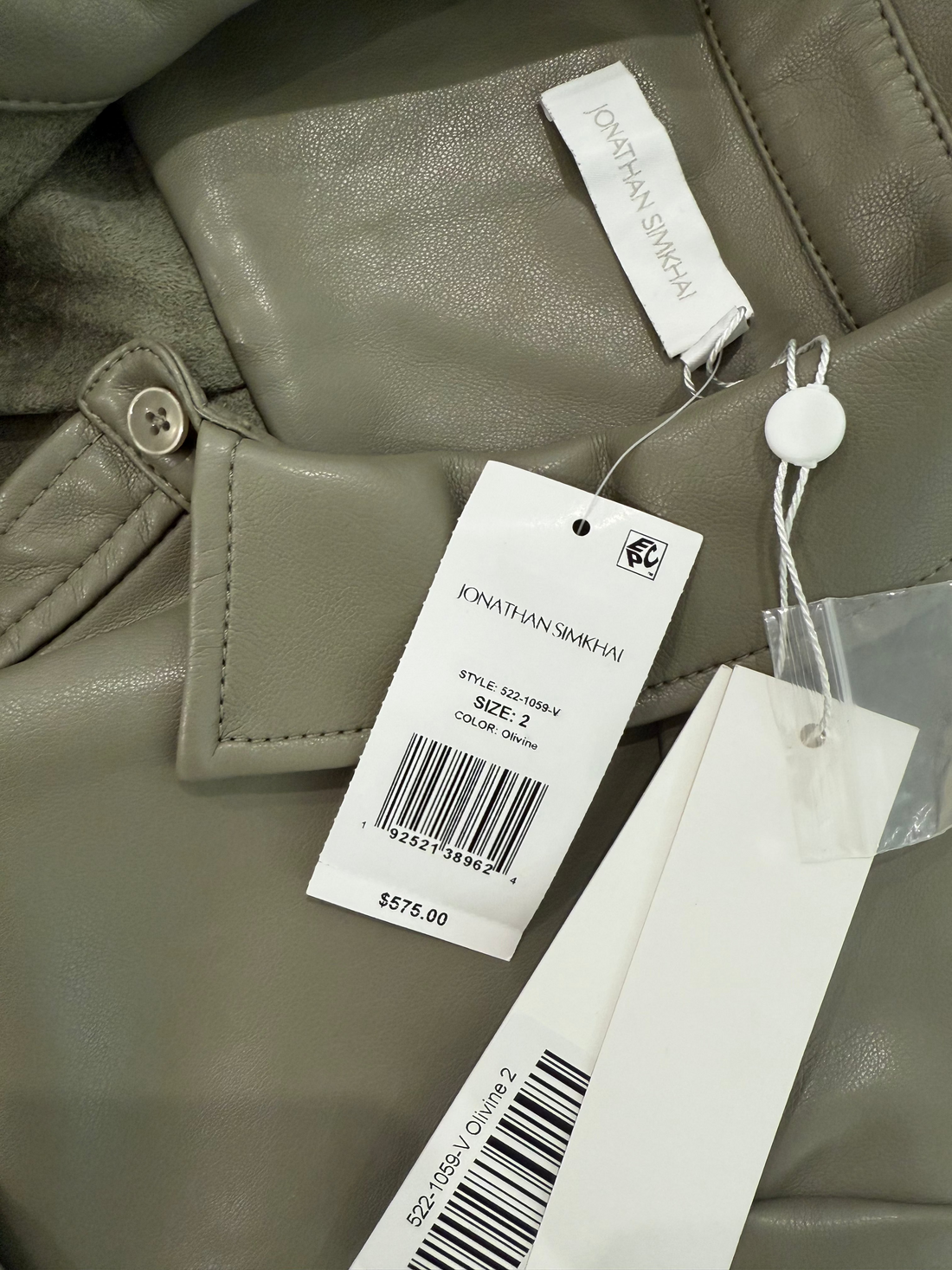 Jonathan Simkhai Faux Leather Dress- 2