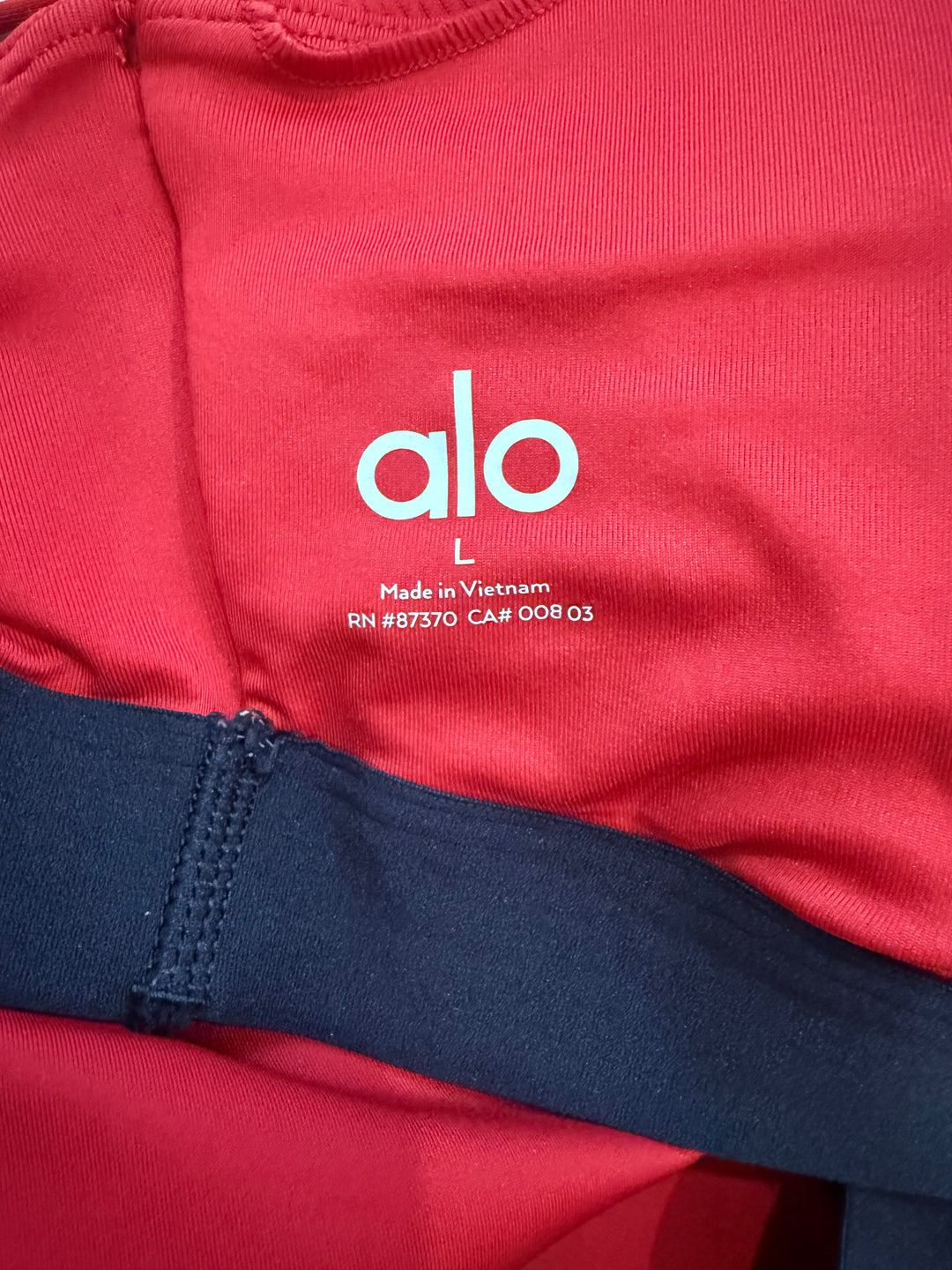 alo Airlift Street Goddess Bra/Tank- L