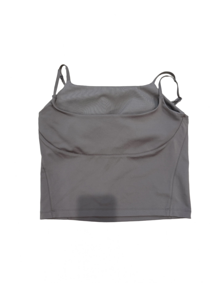 alo Airlift Street Goddess Bra/Tank in Gravel- L