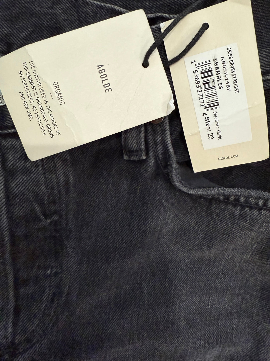 Agolde Criss Cross Straight Jean- 23
