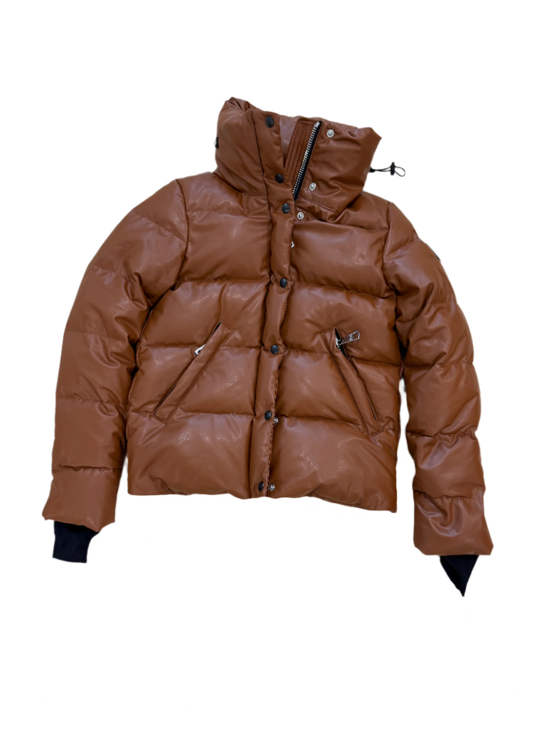 Isabel Vegan Leather Down Puffer- XS – The Exchange Project