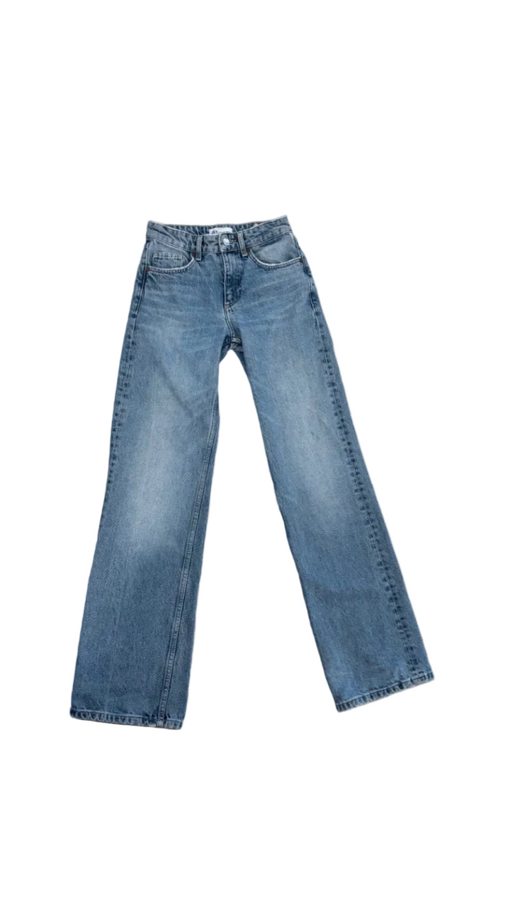 Zara Straight-Leg Jeans - 0