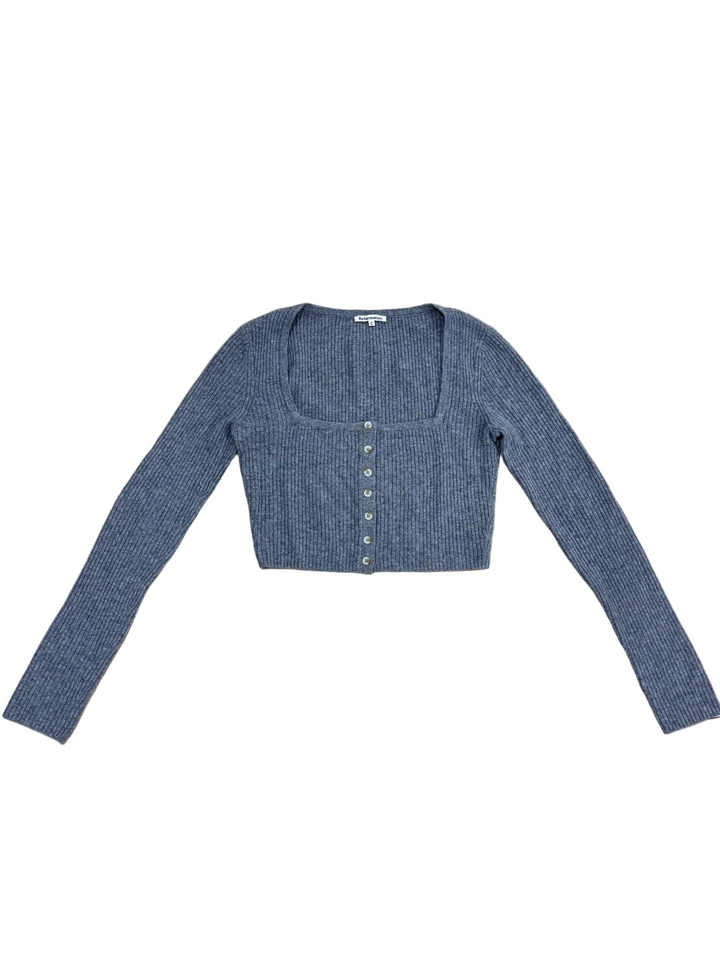 Reformation Knit Square Neck Top - M