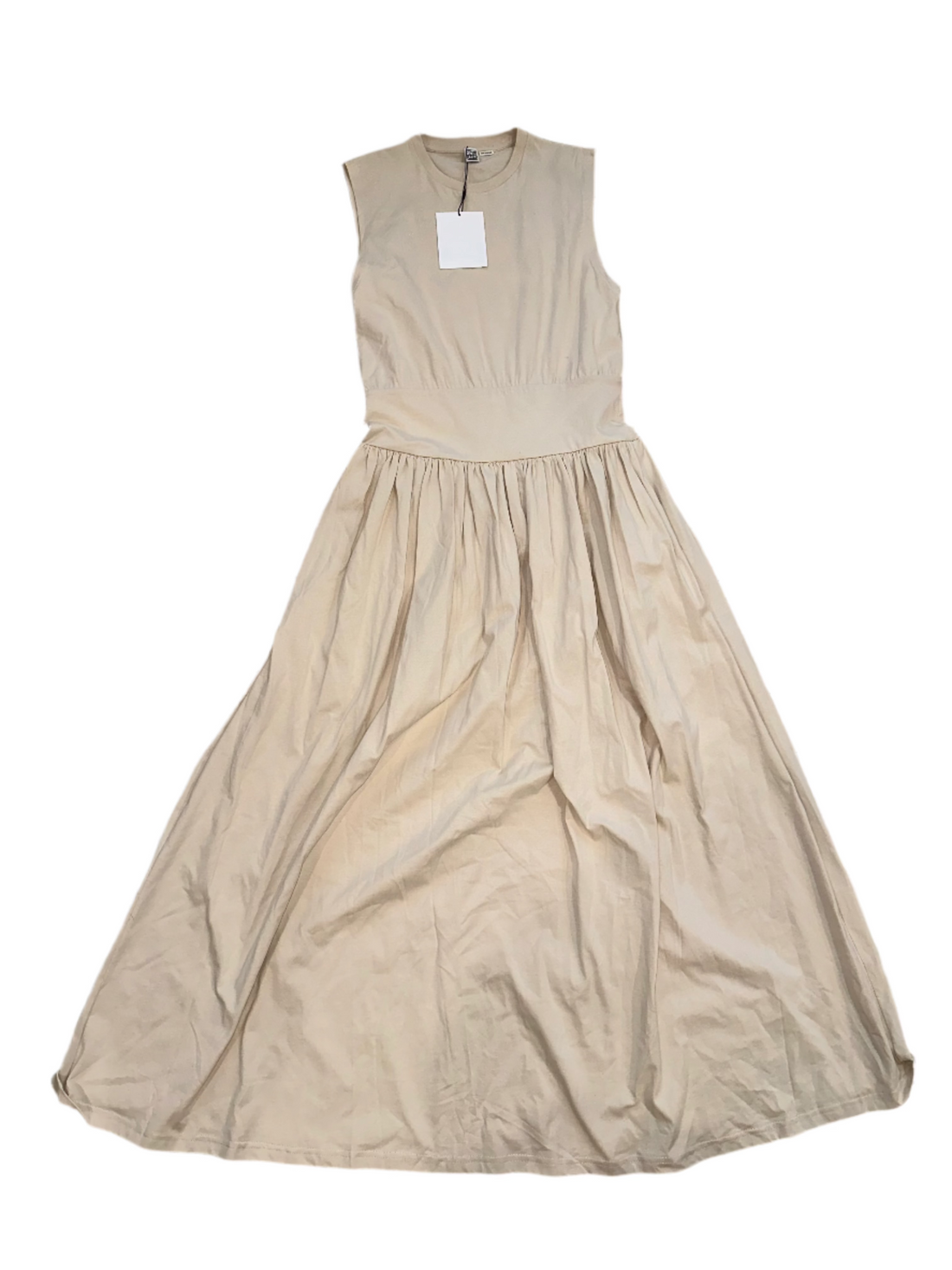 toteme cream dress Toteme Slouch Waist Dress in Cream