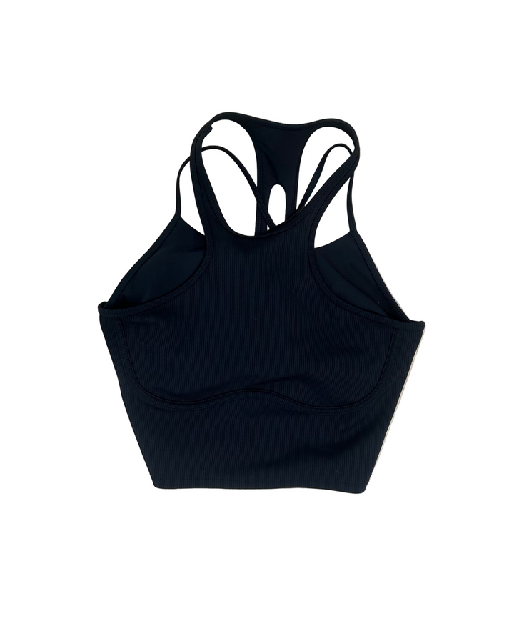 Alo Ribbed Airlift Enchanted Bra Tank - L