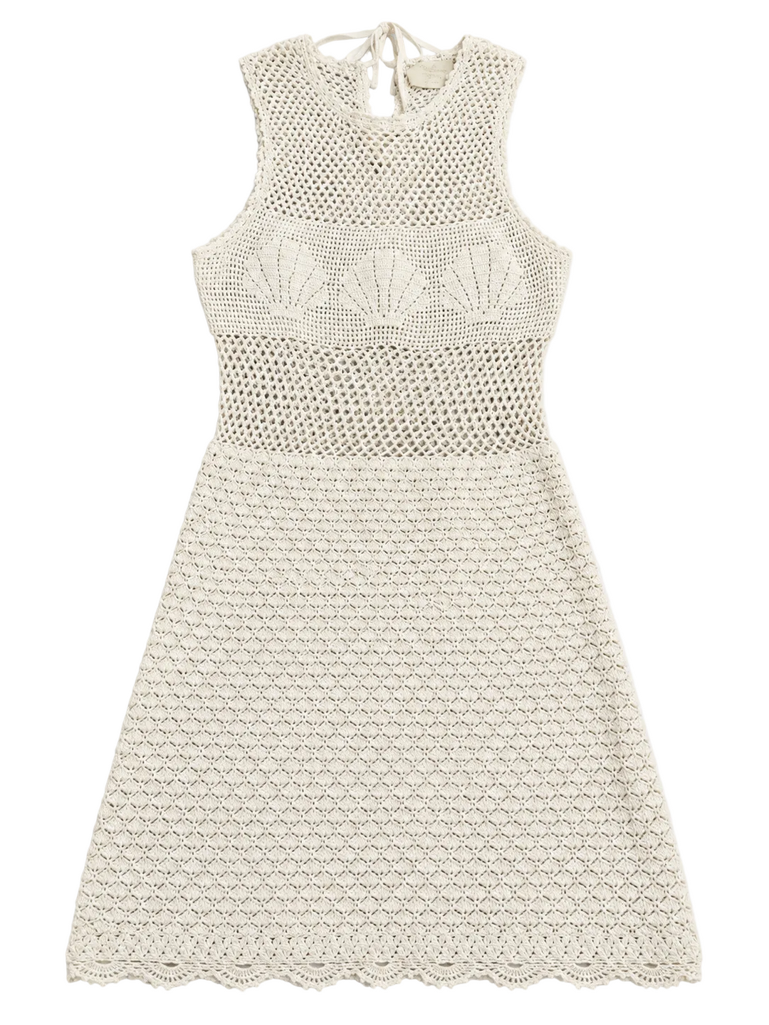 DÔEN Heirloom Tessa Hand-Knit Crochet Dress - S