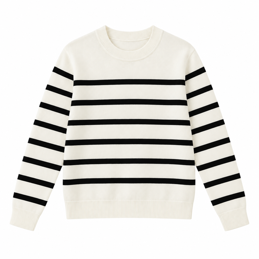 Alice + Olivia Striped Crewneck Sweater -  XS