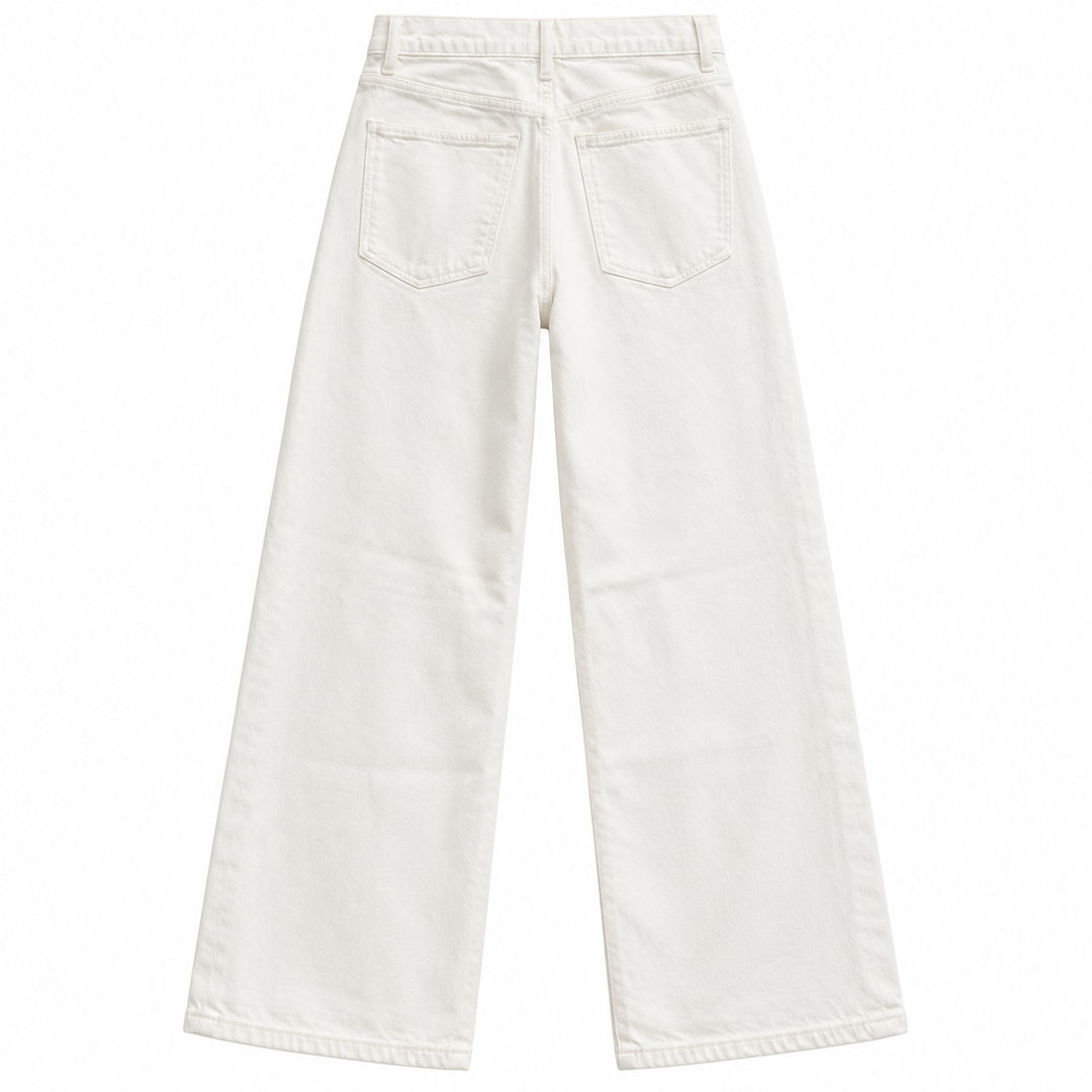 AGOLDE White Wide-Leg Jeans - 27