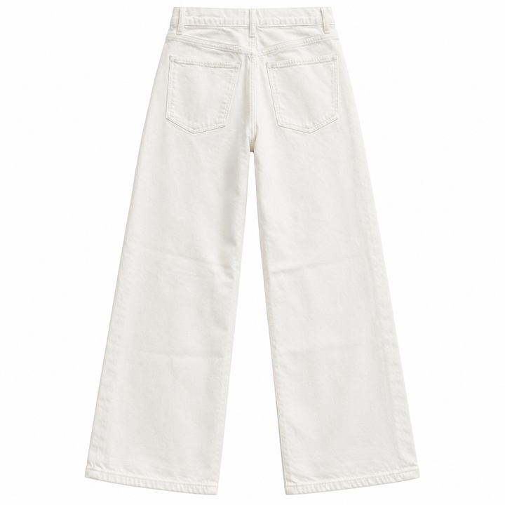 AGOLDE White Wide-Leg Jeans - 27