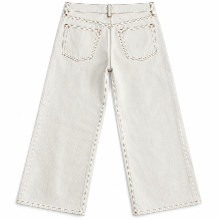 SLVRLAKE White Wide-Leg Jeans - 26