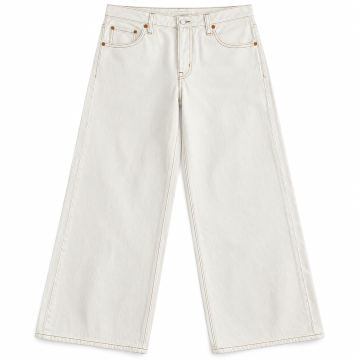 SLVRLAKE White Wide-Leg Jeans - 26