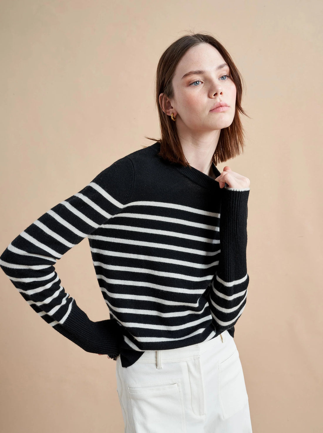 La Ligne Lean Lines Striped Sweater- Size Medium