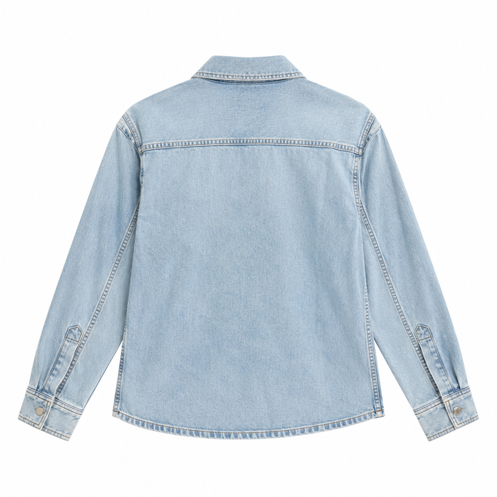 AGOLDE Camryn Oversized Denim Shirt in Swing - S