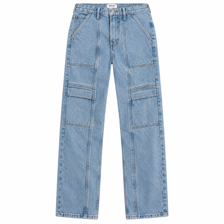 AGOLDE Cooper Cargo Jeans, Light Wash -  26