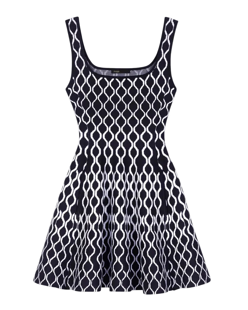 Maje Russel Knit Mini Dress - 34