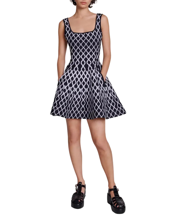 Maje Russel Knit Mini Dress - 34