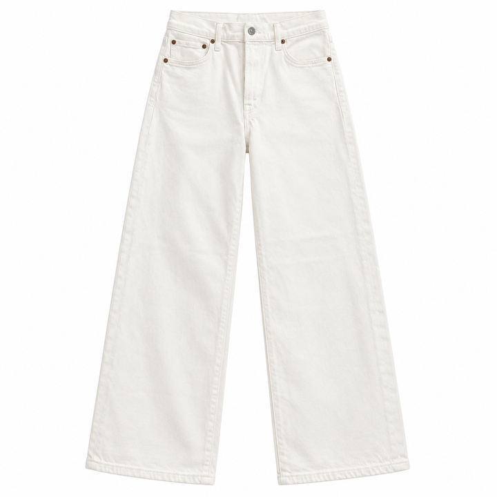 AGOLDE White Wide-Leg Jeans - 27