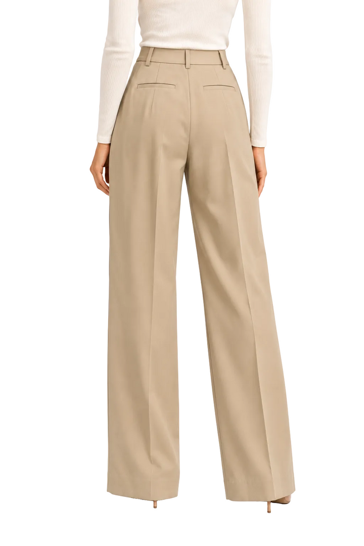 The Frankie Shop Gelso Pleated Twill Trousers - S