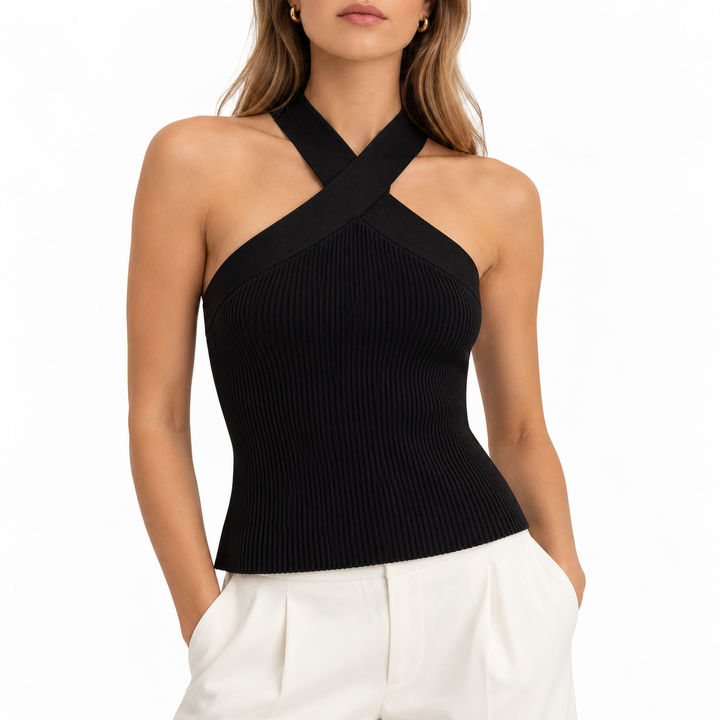 Babaton by Aritzia Sculpt Knit Criss Cross Tank - M