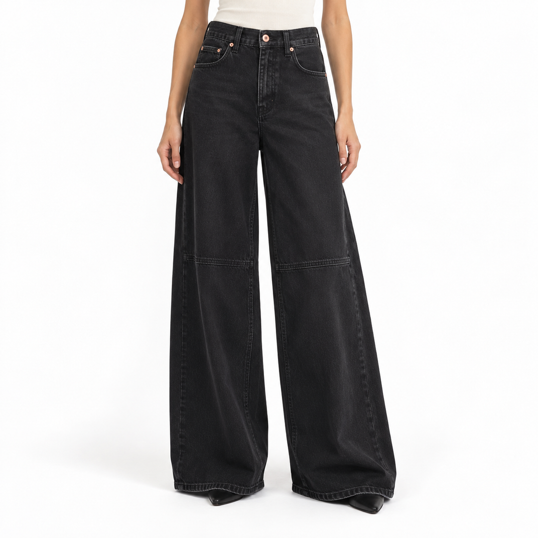 We The Free Good Luck Mid-Rise Barrel Jeans, Soundwave - 27