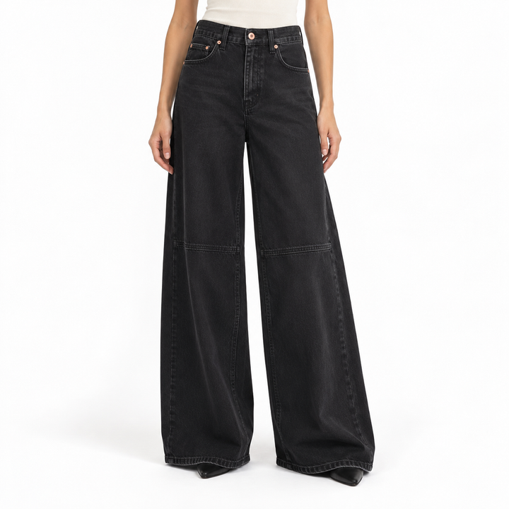 We The Free Good Luck Mid-Rise Barrel Jeans, Soundwave - 27