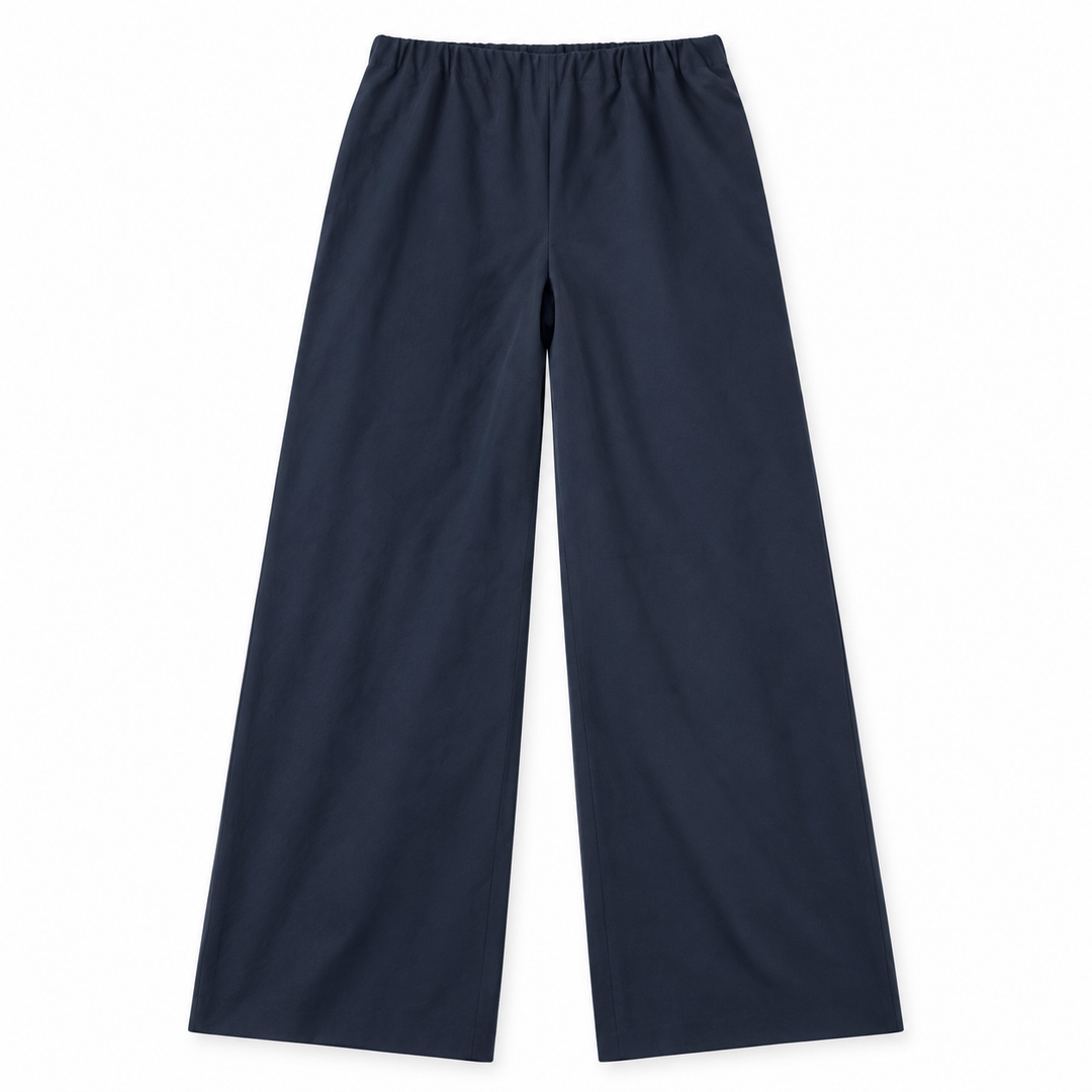 Vince Colette High-Rise Cotton &amp; Linen-Blend Bias Pant - M