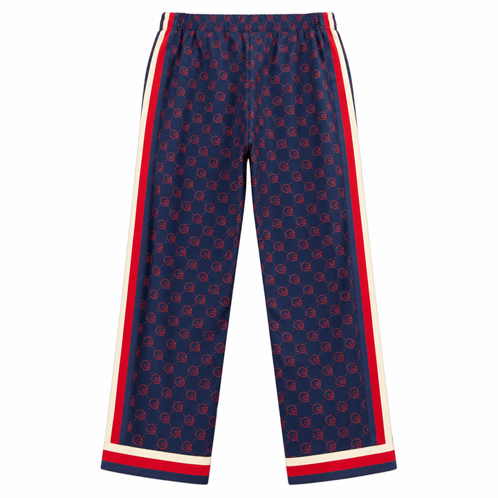 Gucci GucciGhost Skull-Print Silk Pajama Pants - IT 42