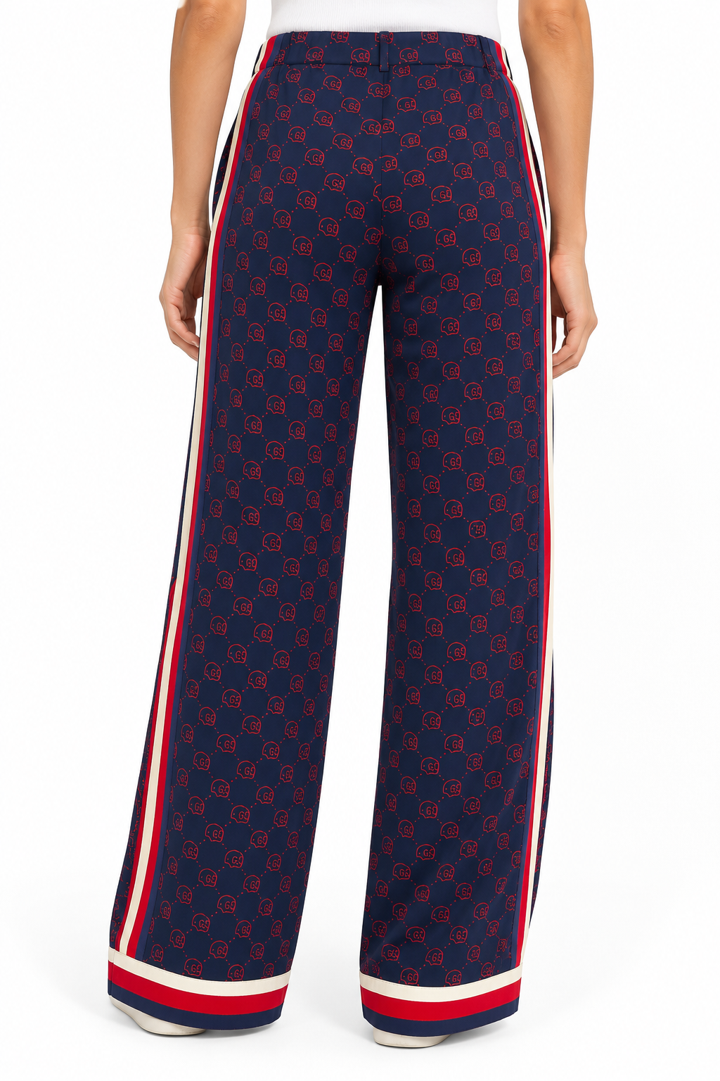 Gucci GucciGhost Skull-Print Silk Pajama Pants - IT 42