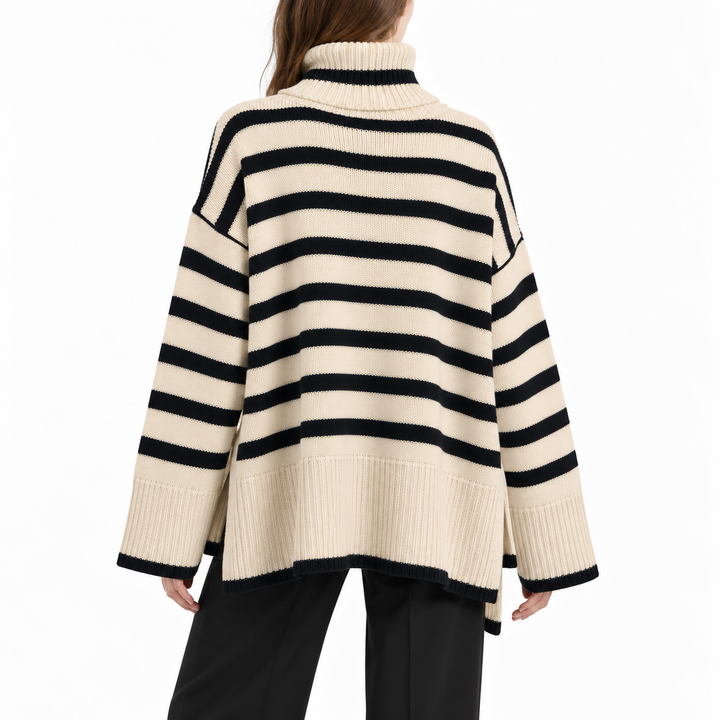 TOTEME Signature Stripe Turtleneck - S
