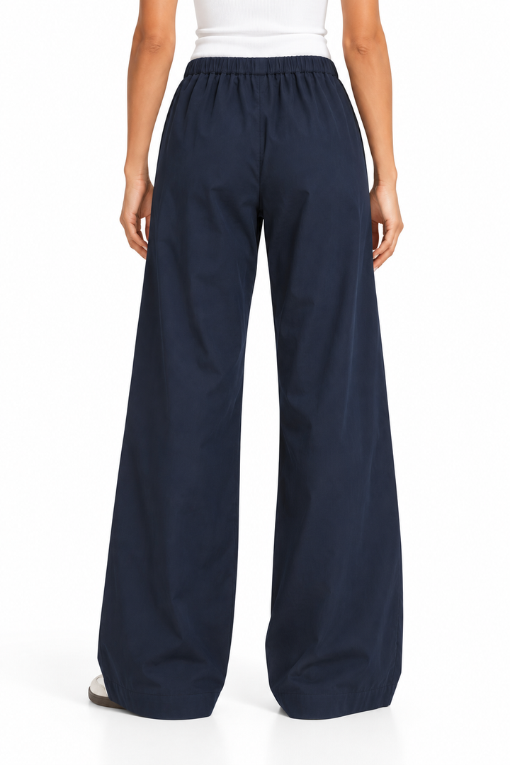 Vince Colette High-Rise Cotton &amp; Linen-Blend Bias Pant - M