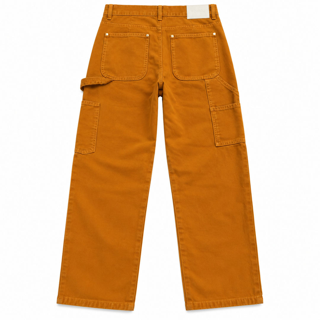 Renggli Boyfriend Fit Work Pant, Ochre - 28
