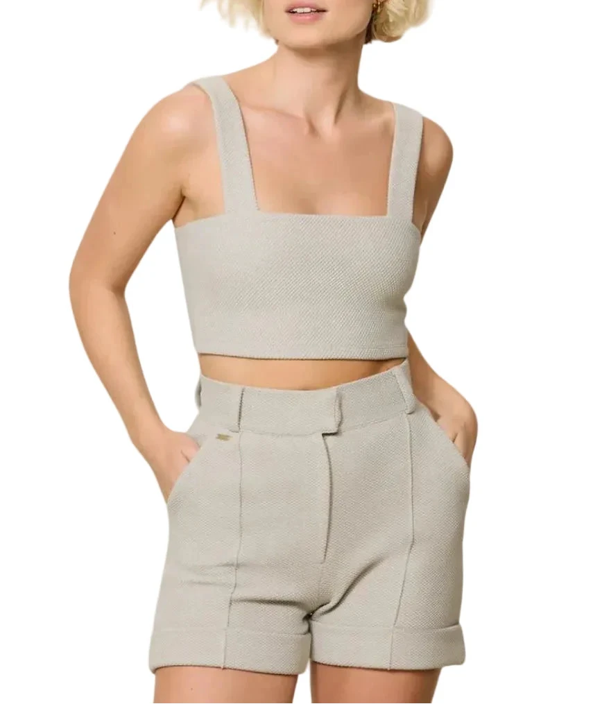 Lune Active Moon Classic Sleeveless Jacket and Top Set - S