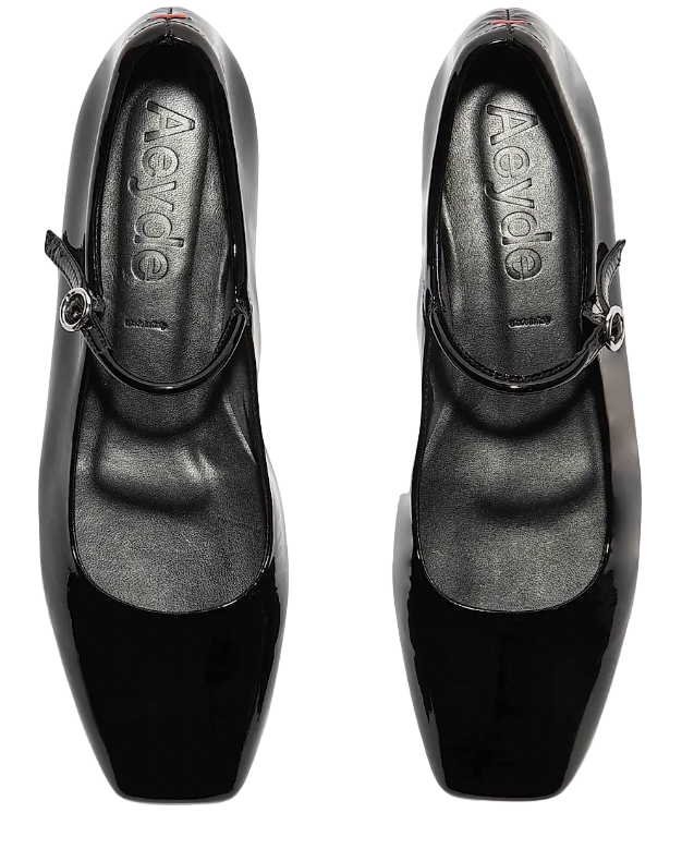 Aeyde Berlin Uma Mary Jane Flats- 38.5