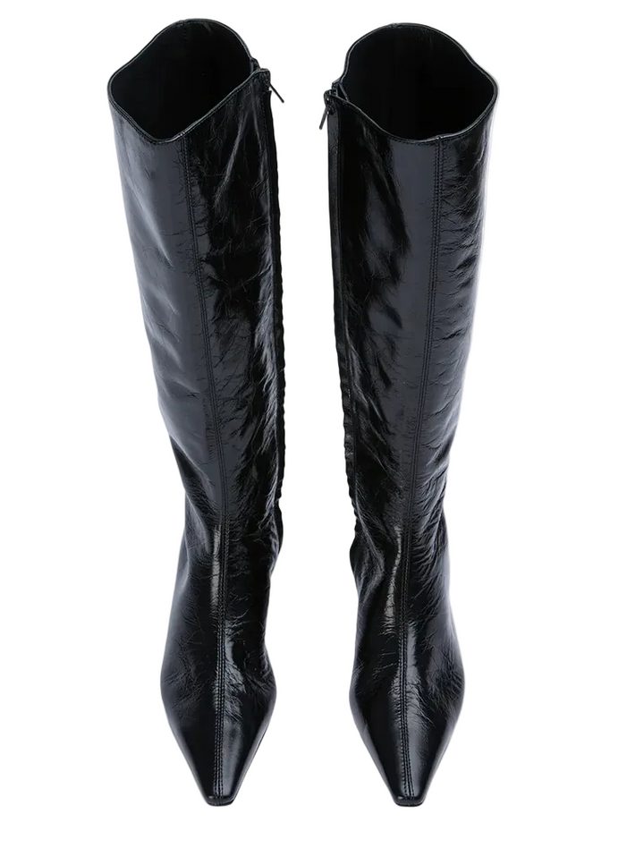 Tony Bianco Mango Black Crinkle - 6.5