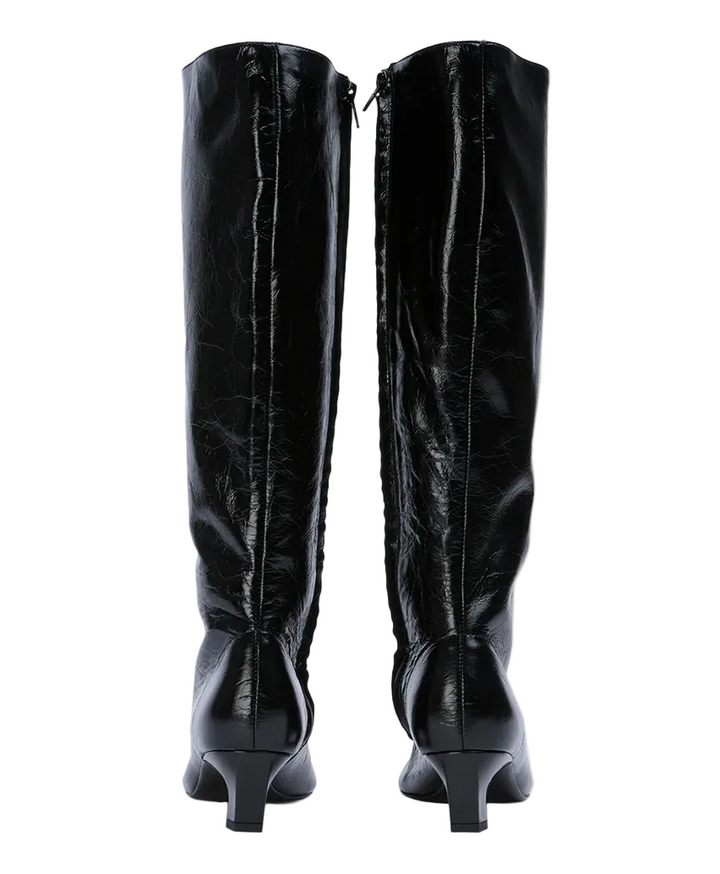 Tony Bianco Mango Black Crinkle - 6.5