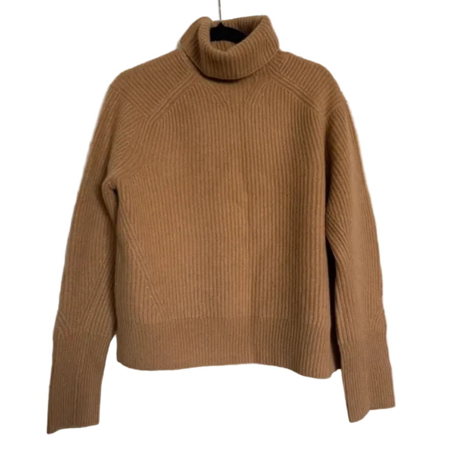Unsubscribed Cashmere Caramel Turtleneck- S