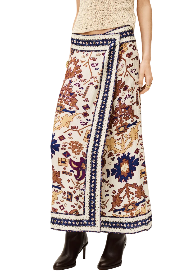 Ba&sh Varper Wrap Skirt - 38