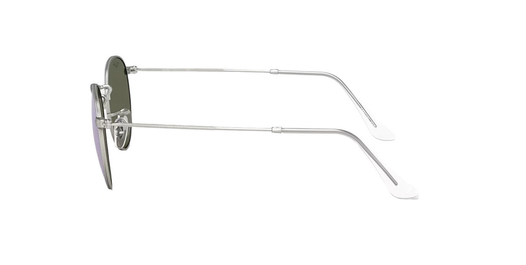 Ray Ban Round Flash Lenses in Silver and Silver Flash