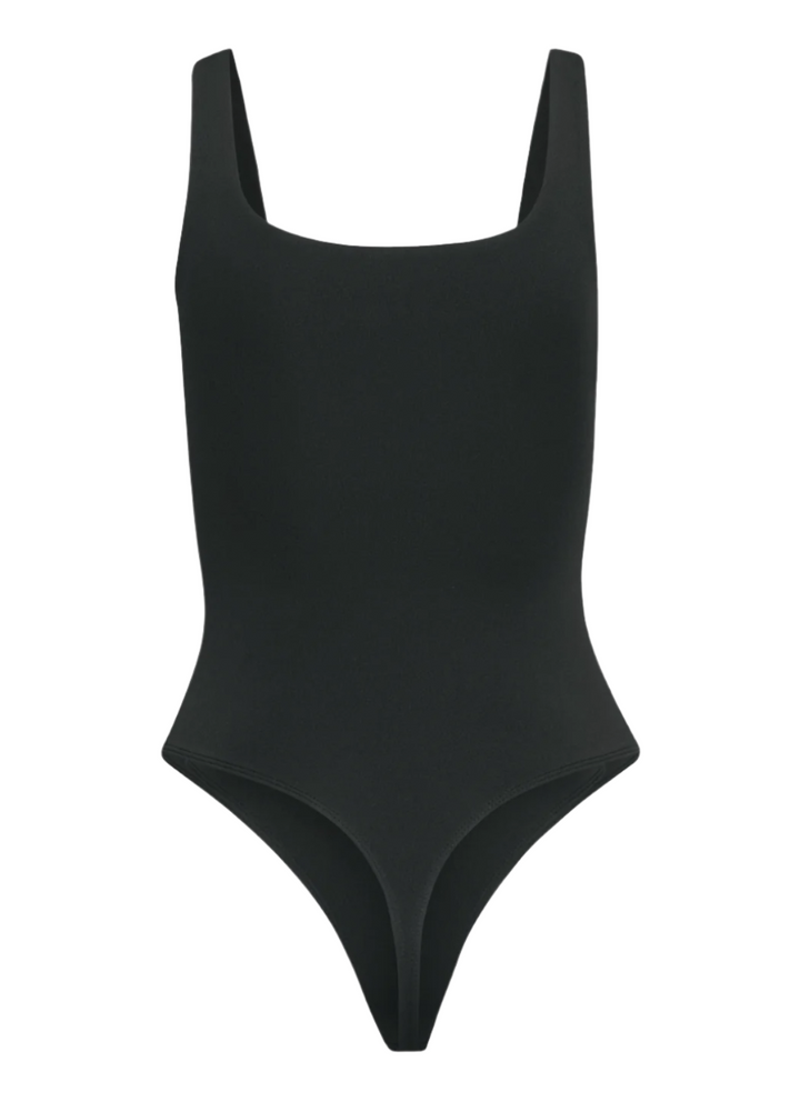 Babaton Original Contour Squareneck Bodysuit Black- XS