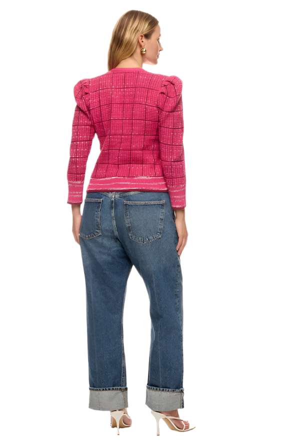 L'Agence Jenni Cardigan Pink Multi - XS