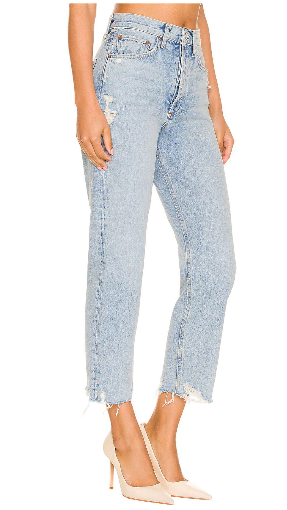 Agolde 90s cropped Mid-Rise Straight - 27